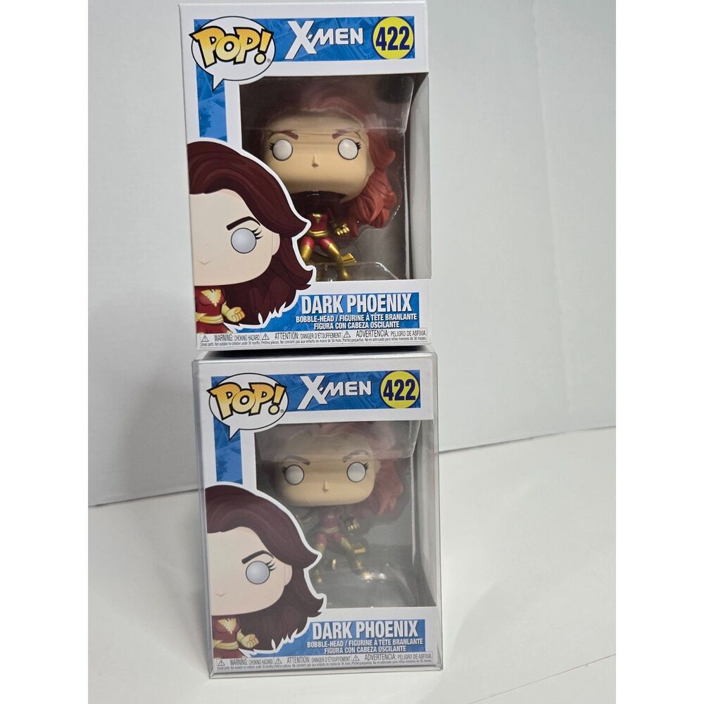 Marvel X-Men Dark Phoenix Funko Pop Lot | Set of 2 | Glow In The Dark #422